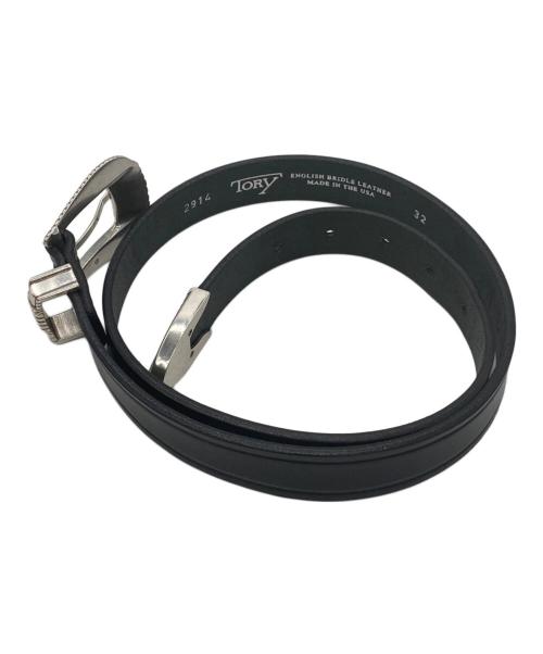 TORY（トリー）TORY (トリー) レザーベルト ブラック サイズ:32の古着・服飾アイテム