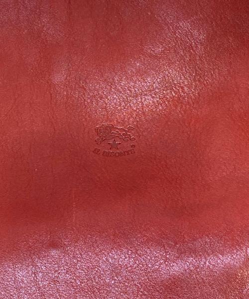 IL BISONTE（イル ビゾンテ）IL BISONTE (イル ビゾンテ) レザートートバッグ レッドの古着・服飾アイテム