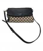 Kate Spadeケイトスペード）の古着「ショルダーバッグ」｜ブラック×ベージュ