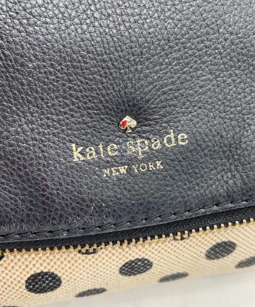 Kate Spade（ケイトスペード）Kate Spade (ケイトスペード) ショルダーバッグ ブラック×ベージュの古着・服飾アイテム