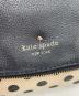 中古・古着 Kate Spade (ケイトスペード) ショルダーバッグ ブラック×ベージュ：4000円