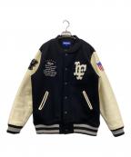 Lafayetteラファイエット）の古着「スタジャン」｜ブラック×ベージュ