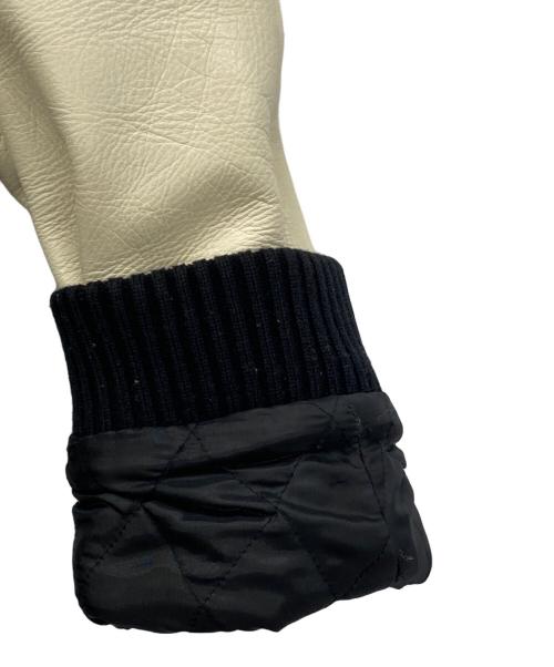 Lafayette（ラファイエット）Lafayette (ラファイエット) スタジャン ブラック×ベージュ サイズ:Lの古着・服飾アイテム