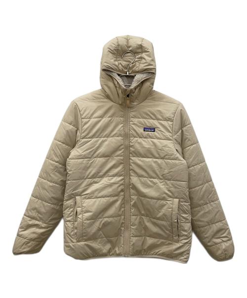 Patagonia（パタゴニア）Patagonia (パタゴニア) 	キッズ・リバーシブル・レディ・フレディ・フーディ ベージュ サイズ:XXLの古着・服飾アイテム