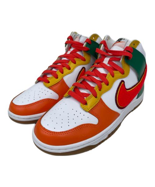 NIKE（ナイキ）NIKE (ナイキ) Nike Dunk High オレンジ×グリーン サイズ:26の古着・服飾アイテム
