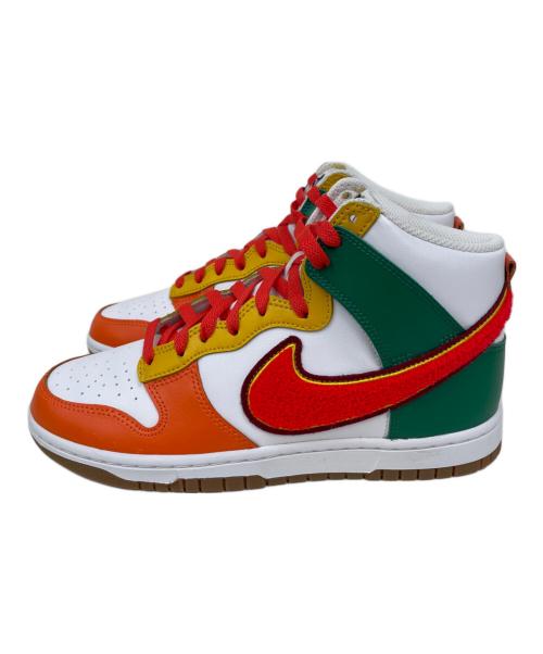 NIKE（ナイキ）NIKE (ナイキ) Nike Dunk High オレンジ×グリーン サイズ:26の古着・服飾アイテム