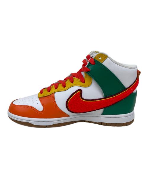 NIKE（ナイキ）NIKE (ナイキ) Nike Dunk High オレンジ×グリーン サイズ:26の古着・服飾アイテム