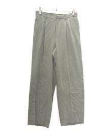 seya.（セヤ）の古着「シルクワイドテーパードパンツ」｜ベージュ