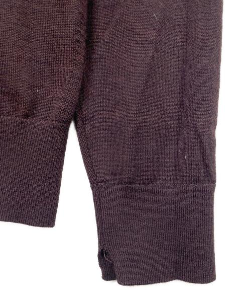 ATON（エイトン）ATON (エイトン) 薄手ニット ブラウン サイズ:04の古着・服飾アイテム