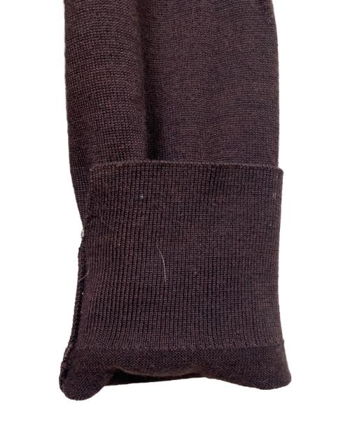 ATON（エイトン）ATON (エイトン) 薄手ニット ブラウン サイズ:04の古着・服飾アイテム