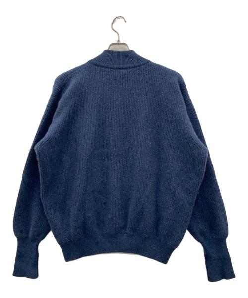 ERMENEGILDO ZEGNA（エルメネジルド・ゼニア）ERMENEGILDO ZEGNA (エルメネジルド・ゼニア) 厚手カーディガン ブルー サイズ:Freeの古着・服飾アイテム