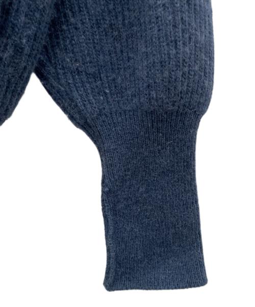 ERMENEGILDO ZEGNA（エルメネジルド・ゼニア）ERMENEGILDO ZEGNA (エルメネジルド・ゼニア) 厚手カーディガン ブルー サイズ:Freeの古着・服飾アイテム