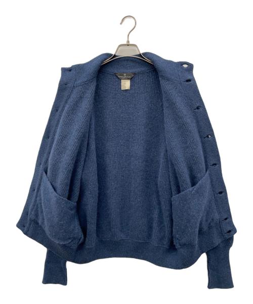 ERMENEGILDO ZEGNA（エルメネジルド・ゼニア）ERMENEGILDO ZEGNA (エルメネジルド・ゼニア) 厚手カーディガン ブルー サイズ:Freeの古着・服飾アイテム