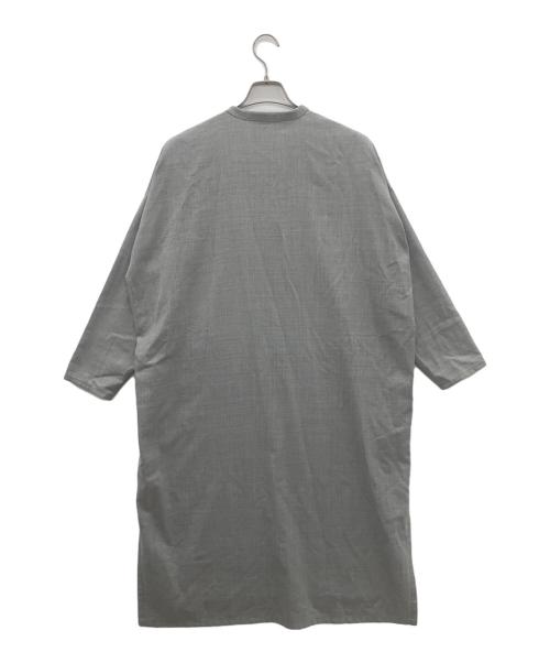 mizuiro-ind（ミズイロインド）mizuiro-ind (ミズイロインド) 長袖ワンピース グレー サイズ:SIZE 不明の古着・服飾アイテム