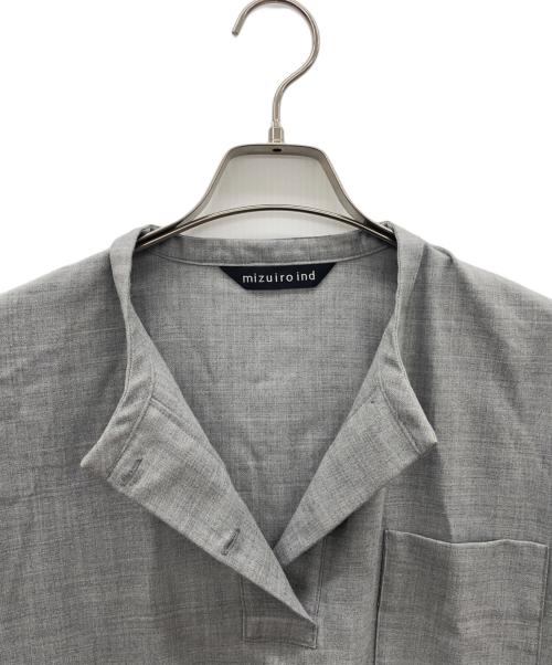 mizuiro-ind（ミズイロインド）mizuiro-ind (ミズイロインド) 長袖ワンピース グレー サイズ:SIZE 不明の古着・服飾アイテム