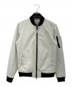 AVIREXアヴィレックス）の古着「ラムレザーフライトジャケット」｜ホワイト