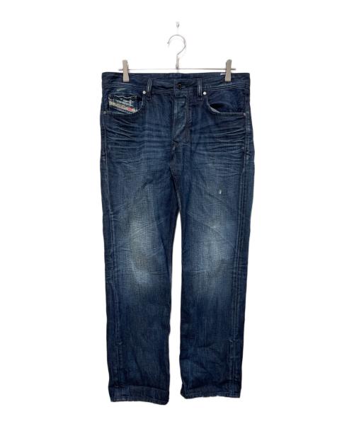 DIESEL（ディーゼル）DIESEL (ディーゼル) adidas (アディダス) デニムパンツ ブルー サイズ:W33の古着・服飾アイテム