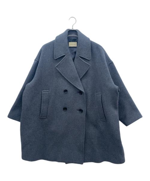 Curensology（カレンソロジー）Curensology (カレンソロジー) オーバーPコート グレー サイズ:SIZE 38の古着・服飾アイテム