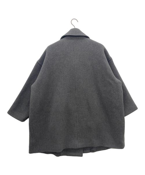 Curensology（カレンソロジー）Curensology (カレンソロジー) オーバーPコート グレー サイズ:SIZE 38の古着・服飾アイテム