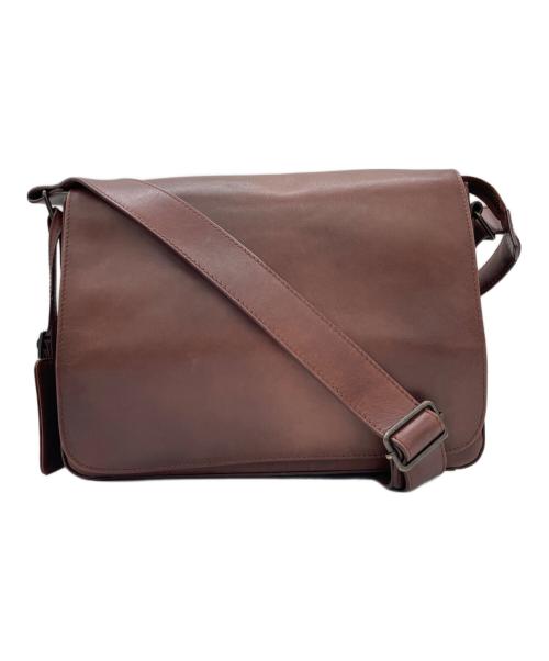 MOTHERHOUSE（マザーハウス）MOTHERHOUSE (マザーハウス) B5ショルダーバッグ ブラウンの古着・服飾アイテム