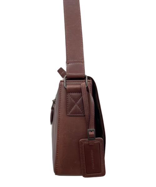 MOTHERHOUSE（マザーハウス）MOTHERHOUSE (マザーハウス) B5ショルダーバッグ ブラウンの古着・服飾アイテム