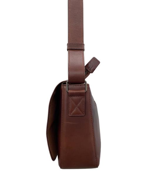 MOTHERHOUSE（マザーハウス）MOTHERHOUSE (マザーハウス) B5ショルダーバッグ ブラウンの古着・服飾アイテム