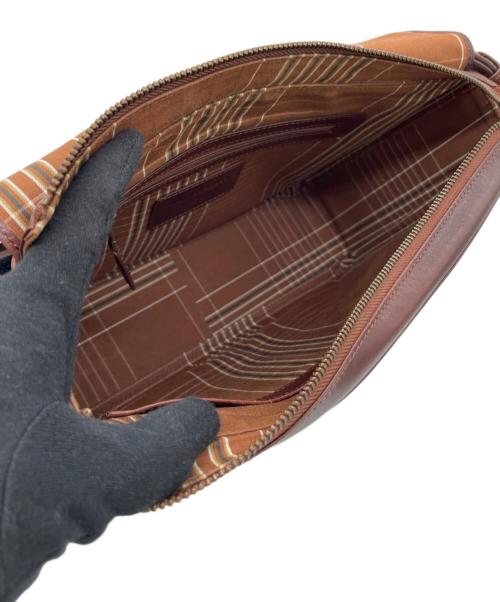 MOTHERHOUSE（マザーハウス）MOTHERHOUSE (マザーハウス) B5ショルダーバッグ ブラウンの古着・服飾アイテム