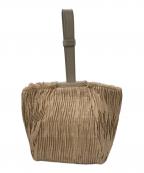 MaxMaraマックスマーラ）の古着「ワンハンドル ラフィアハンドバッグ」｜ベージュ