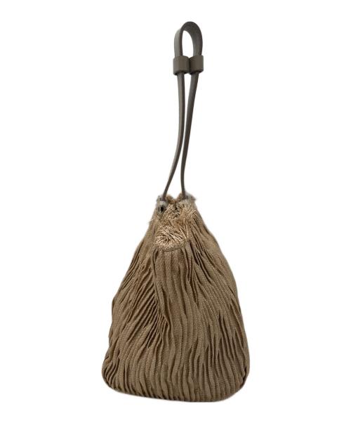 MaxMara（マックスマーラ）MaxMara (マックスマーラ) ワンハンドル ラフィアハンドバッグ ベージュの古着・服飾アイテム