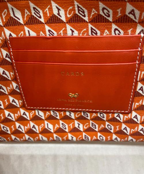 ANYA HINDMARCH（アニヤ・ハインドマーチ）ANYA HINDMARCH (アニヤ・ハインドマーチ) トートバッグ レッドの古着・服飾アイテム