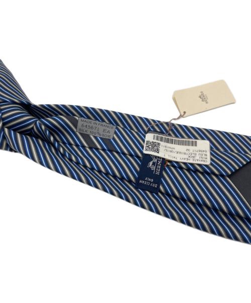 HERMES（エルメス）HERMES (エルメス) ネクタイ ブルー サイズ:FREEの古着・服飾アイテム