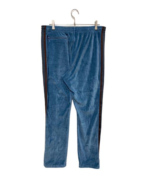 Needles（ニードルズ）Needles (ニードルズ) ベロアナロートラックパンツ スカイブルー サイズ:Lの古着・服飾アイテム