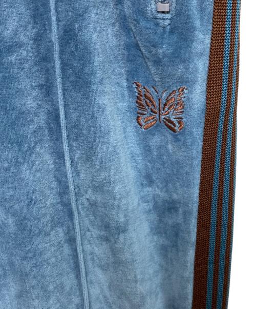 Needles（ニードルズ）Needles (ニードルズ) ベロアナロートラックパンツ スカイブルー サイズ:Lの古着・服飾アイテム
