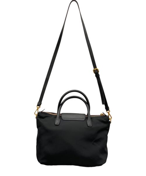 PRADA（プラダ）PRADA (プラダ) 2WAYショルダーバッグ ブラックの古着・服飾アイテム