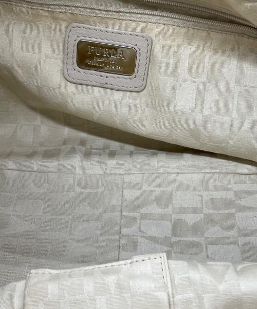 FURLA（フルラ）FURLA (フルラ) ハンドバッグ ベージュの古着・服飾アイテム