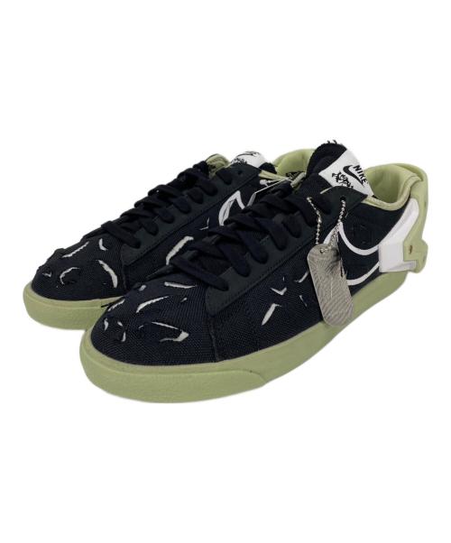 NIKE（ナイキ）NIKE (ナイキ) ACRONYM (アクロニウム) Blazer Low ブラック×グリーン サイズ:26.5 未使用品の古着・服飾アイテム