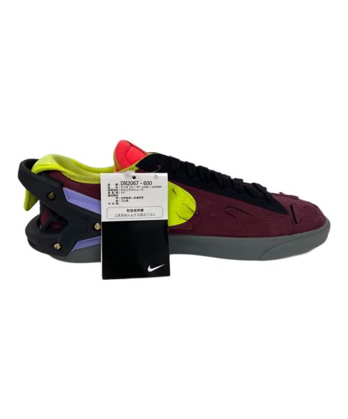 NIKE（ナイキ）NIKE (ナイキ) ACRONYM (アクロニウム) Blazer Low バーガンディー×ブラック サイズ:26 未使用品の古着・服飾アイテム