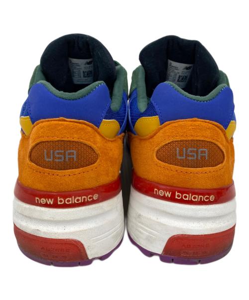 NEW BALANCE（ニューバランス）NEW BALANCE (ニューバランス) New Balance 992 ブルー×オレンジ サイズ:28の古着・服飾アイテム