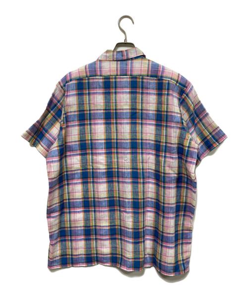 INDIVIDUALIZED SHIRTS（インディビジュアライズドシャツ）INDIVIDUALIZED SHIRTS (インディビジュアライズドシャツ) 半袖シャツ ピンク サイズ:Lの古着・服飾アイテム