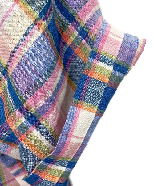 INDIVIDUALIZED SHIRTS（インディビジュアライズドシャツ）INDIVIDUALIZED SHIRTS (インディビジュアライズドシャツ) 半袖シャツ ピンク サイズ:Lの古着・服飾アイテム