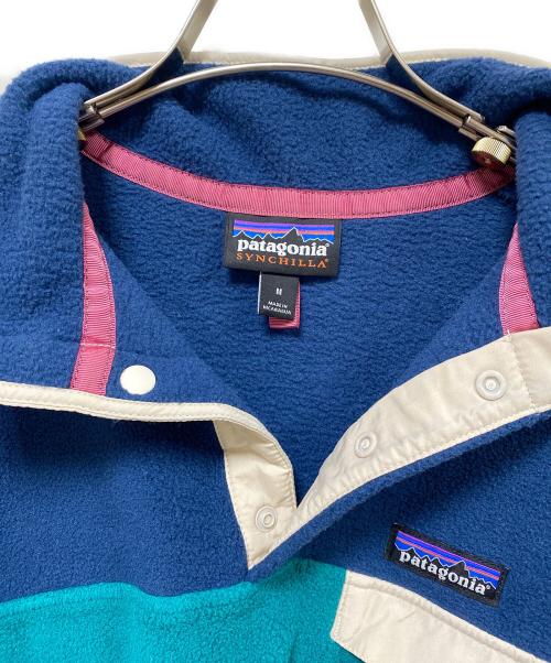Patagonia（パタゴニア）Patagonia (パタゴニア) ウィメンズ・ライトウェイト・シンチラ・スナップT・プルオーバー マルチカラー サイズ:Mの古着・服飾アイテム