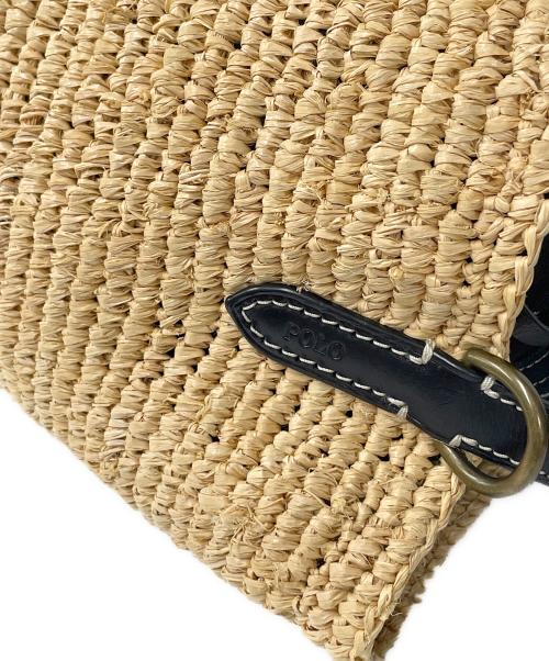 POLO RALPH LAUREN（ポロ・ラルフローレン）POLO RALPH LAUREN (ポロ・ラルフローレン) カゴバッグ ナチュラルの古着・服飾アイテム