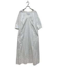 mala KALANCHOE（マーラ カランコエ）の古着「半袖ワンピース」｜ホワイト