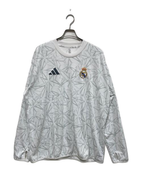 レアル・マドリード（レアル・マドリード）レアル・マドリード (レアル・マドリード) adidas (アディダス) REAL PRE WTP ライトグレー サイズ:6XL 未使用品の古着・服飾アイテム
