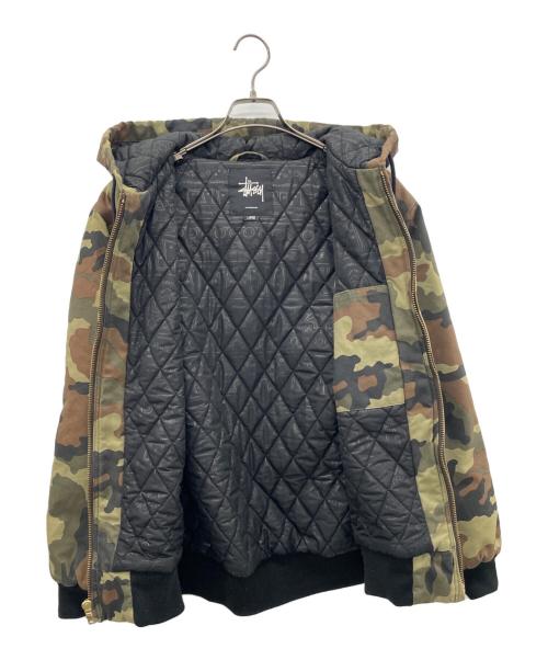 stussy（ステューシー）stussy (ステューシー) 中綿ジャケット オリーブ サイズ:Lの古着・服飾アイテム