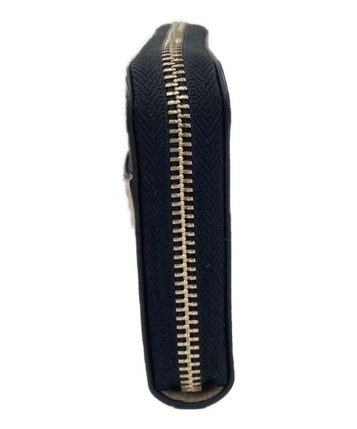 Kate Spade（ケイトスペード）Kate Spade (ケイトスペード) 長財布 ベージュ×ブラックの古着・服飾アイテム