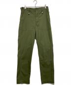 MILITARYミリタリー）の古着「ベイカーパンツ」｜オリーブ