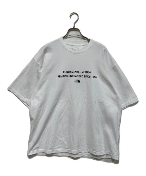 THE NORTH FACE（ザ ノース フェイス）THE NORTH FACE (ザ ノース フェイス) ショートスリーブアンチエンジドメッセージティー ホワイト サイズ:Ｌの古着・服飾アイテム