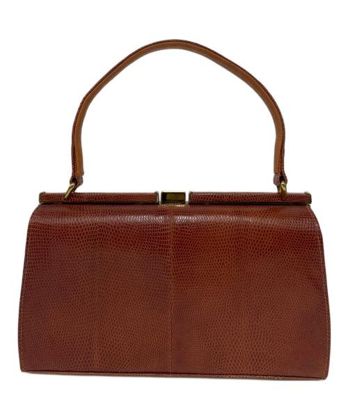 MAPPIN&WEBB（マッピンアンドウェッブ）MAPPIN&WEBB (マッピンアンドウェッブ) ハンドバッグ ブラウンの古着・服飾アイテム