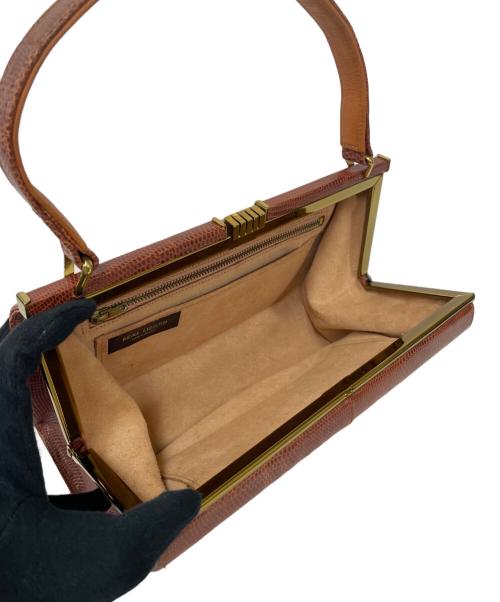 MAPPIN&WEBB（マッピンアンドウェッブ）MAPPIN&WEBB (マッピンアンドウェッブ) ハンドバッグ ブラウンの古着・服飾アイテム